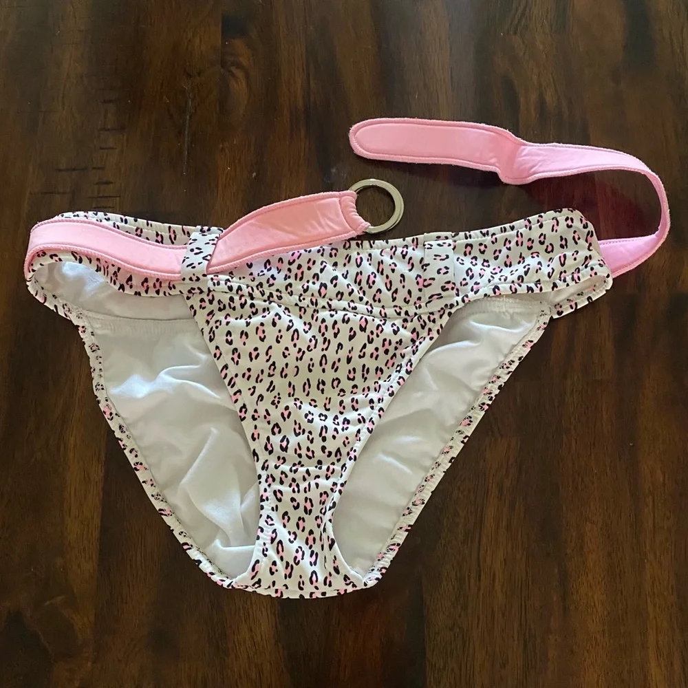 VENUS Pink Leopard Bikini Belted Set - Picture 4 of 7